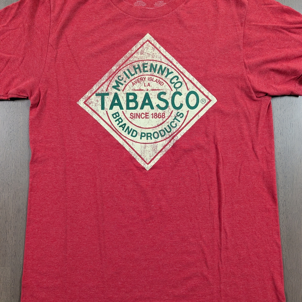 Tabasco Logo Tee in Classic Red